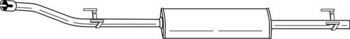 129 silenziatore centrale - 129,