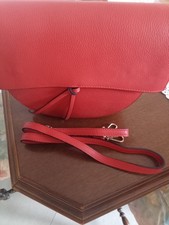 Borsa in vera pelle rossa e Pochette Carpisa