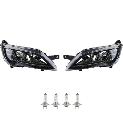 Fari anteriori neri led - fari,