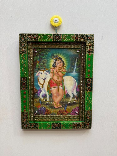 Quadro vintage krishna - vintage, con