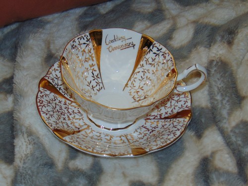 Tazza tè piattino - e, queen