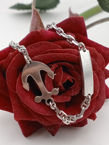 Bracciale uomo maglia marina