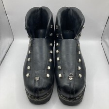 SCARPONI SCI OLIMPIADI ST. MORITZ SPORT VINTAGE SKI N41 Made In Italy