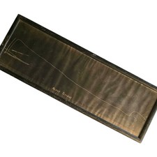 Antico grafico a mascella di serratura lettura incorniciato nervo tetano grafico 7" x 19,5" medico