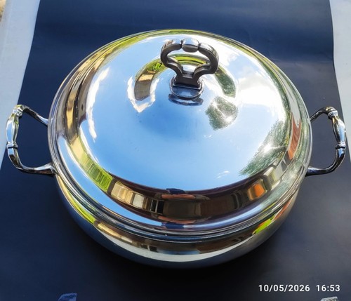 Christofle legumier rond - rond, metal