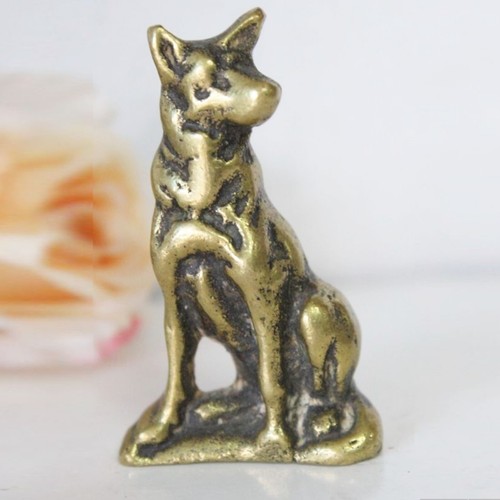 Scultura cane pastore in - scultura, di