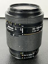 Nikon AF Zoom NIKKOR 35-105mm f/3.5-4.5 Lens - NO CAPS