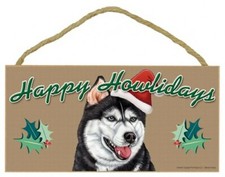 Happy Howlidays Husky