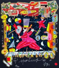 Lo sportivo fondo blu