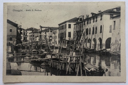 Cartolina chioggia ponte - cartolina,