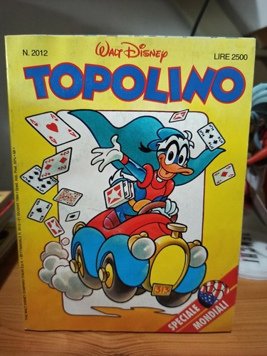Topolino libretto 2012 del - topolino,