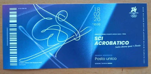 Biglietto ricordo olimpiadi - biglietto,