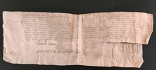 1581 - Mandement royal - famille GISCARD. Cavagnac, Cornac (Lot, 46)