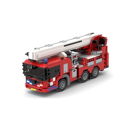 Moc building block - building, camion