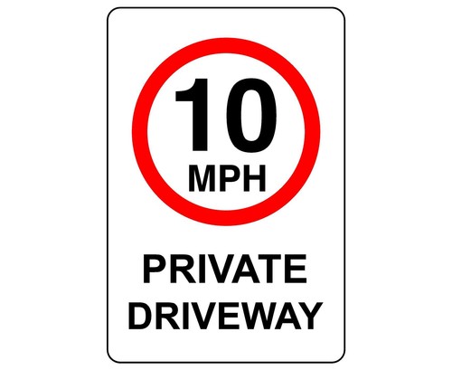 Insegna vialetto privato - , 10mph
