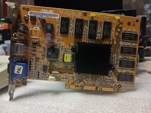 Vintage asus v7100pro 64m - -,