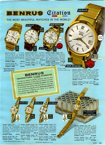 1960 advert benrus - advert,
