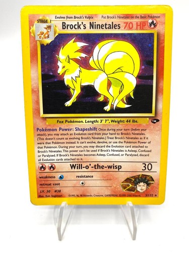 Carta pokemon brock - carta, brock's