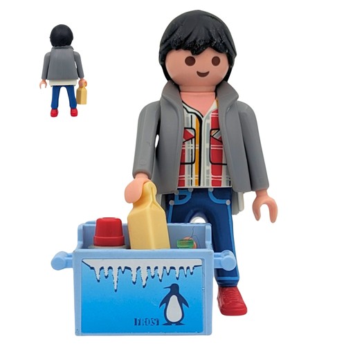 Playmobil figura uomo grigio