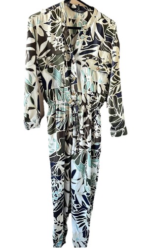 Tuta zara stampa tropicale - stampa,