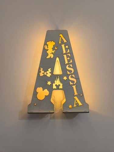 Lampada forma lettera - forma,