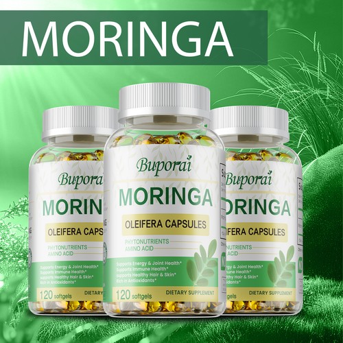 Capsule foglie moringa - foglie, di