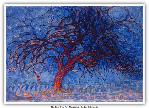 Albero rosso piet - rosso,