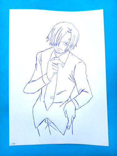 Disegno sanji one - piece, a