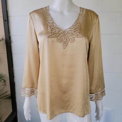 Camicetta silkland oro donna - silkland, l