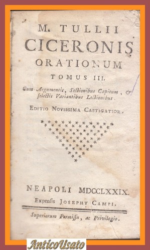 Tullii ciceronis orationum - ciceronis,