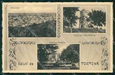 Alessandria Tortona Saluti da Torre Colle Vittorio Giardino cartolina RT4074
