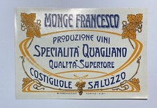 1930c Vino Quagliano Francesco