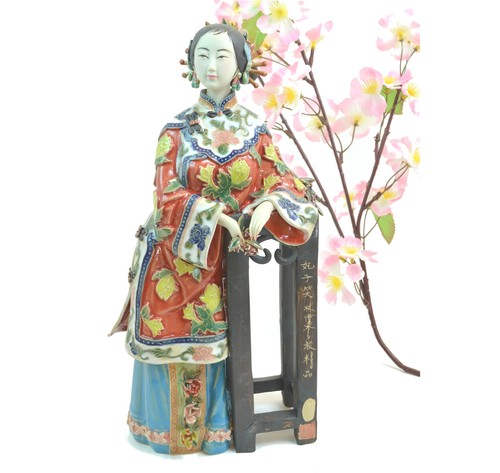 Statua donna cinese - cinese, in