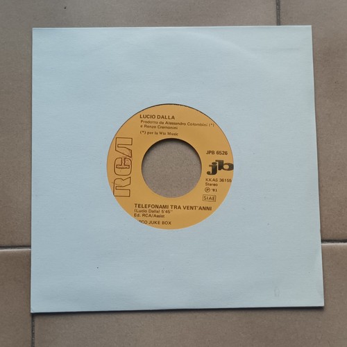 Juke box 45 giri - juke, lucio