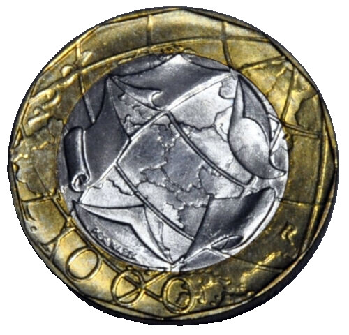 Moneta mille 1000 lire - moneta, italia