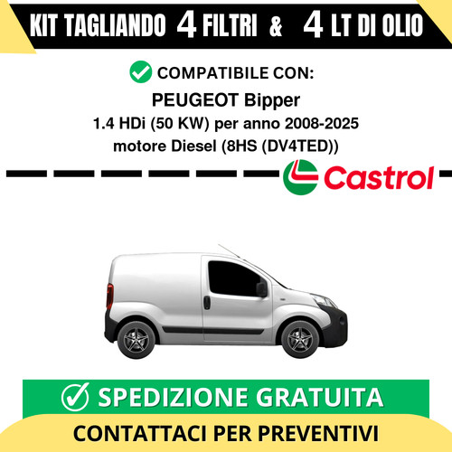 Tagliando per peugeot - peugeot, bipper