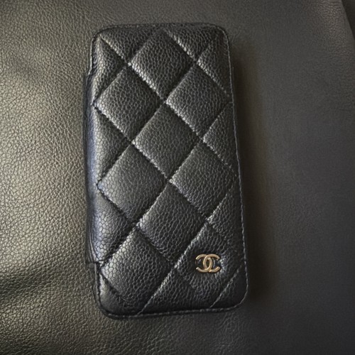 Custodia chanel nera - chanel,