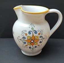 Deruta brocca Caraffa ceramica Acqua  made in Italy Vintage