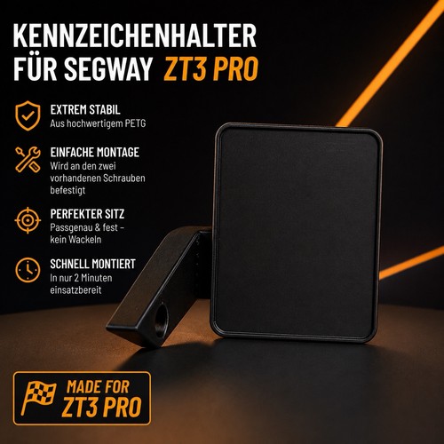 Portatarga per segway - segway, zt3