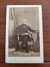 1870 Fotografia raffigurante François Pierre Guillaume Guizot politico Francese