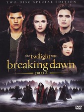 Breaking Dawn 2The Twilight Saga	2 dvd	Kristen Stewart Robert Pattinson nuovo