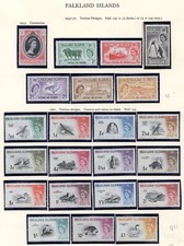 ISOLE FALKLAND 1953-1960 SET