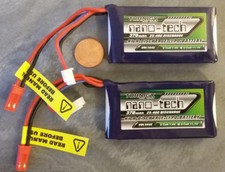 2 x Turnigy NanoTech 370mAh 2S
