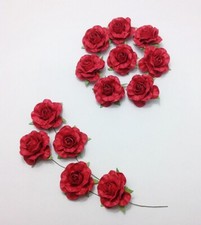 Rose rosse di carta 1,57"