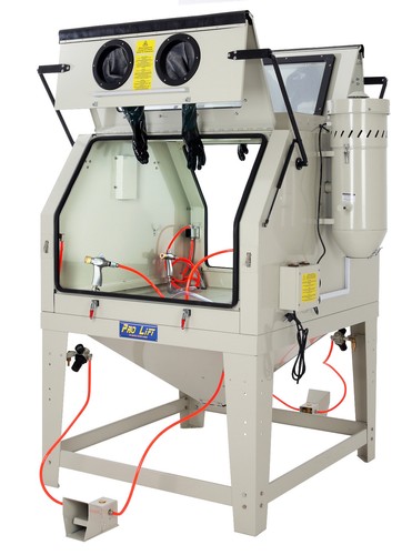 Cabina sabbiatrice 1200 litri