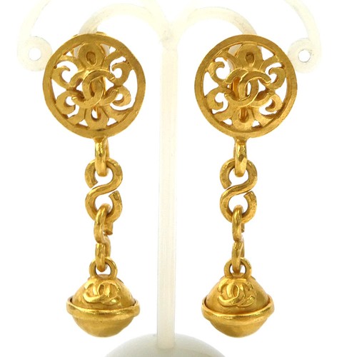 Orecchini clip con logo cc - clip,