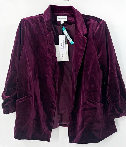 Blazer velluto biancospino - blazer,