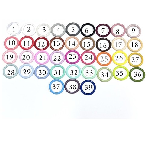 Silicone ring pacifier chain - silicone,