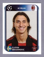 ZLATAN IBRAHIMOVIC Figurine Panini UEFA CHAMPIONS LEAGUE 2010 2011 OTTIMA MINT