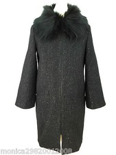 Cappotto Di Lana Nero Zara Con